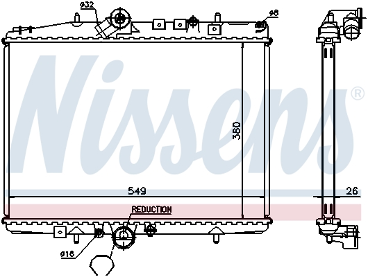 Nissens Radiateur 61295A