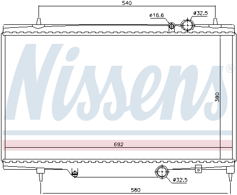 Nissens Radiateur 61297