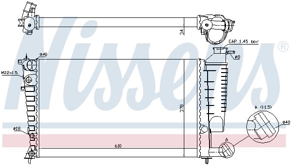 Nissens Radiateur 61316A