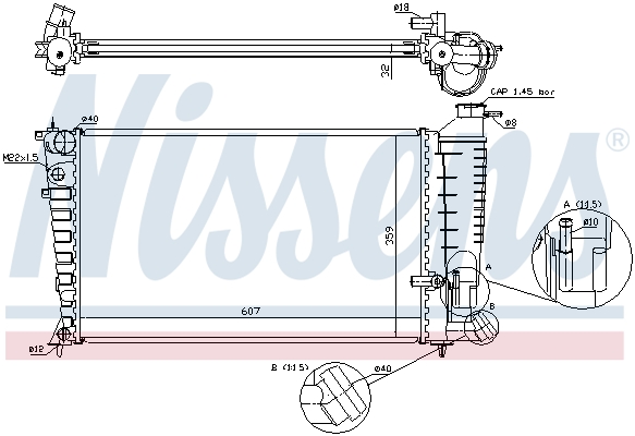 Nissens Radiateur 61329A