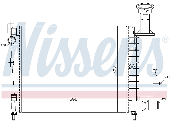 Nissens Radiateur 61354