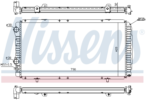 Nissens Radiateur 61390A