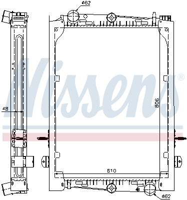 Radiateur Nissens 61440A