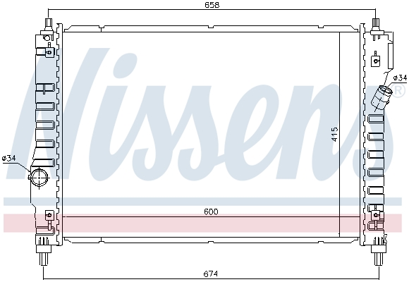 Nissens Radiateur 61628