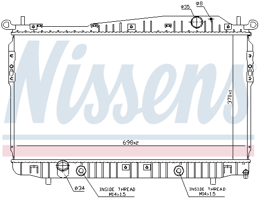 Nissens Radiateur 61629