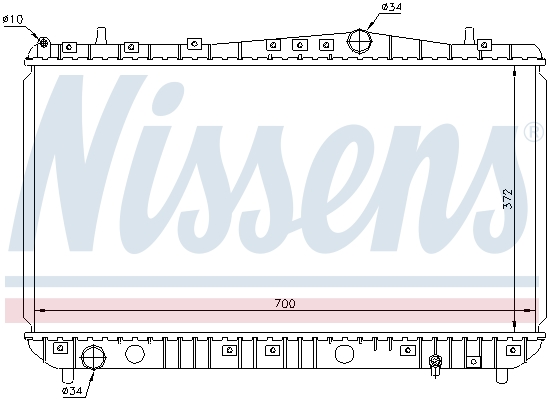 Nissens Radiateur 61633