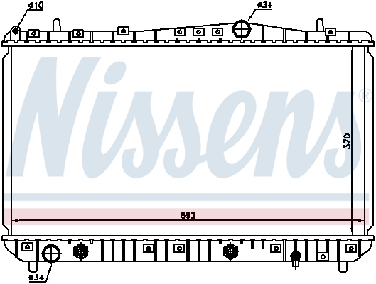 Nissens Radiateur 61634