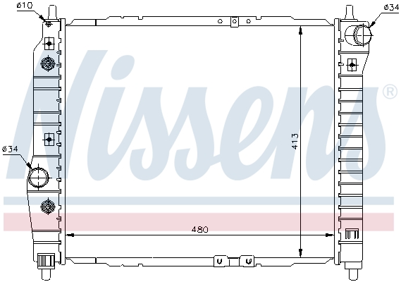 Nissens Radiateur 61635