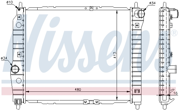 Nissens Radiateur 61636