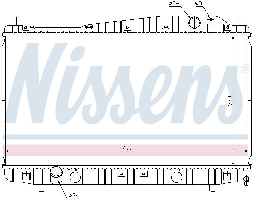 Nissens Radiateur 61638