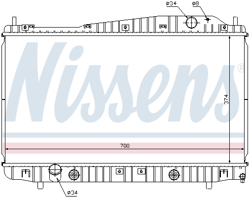 Nissens Radiateur 61639