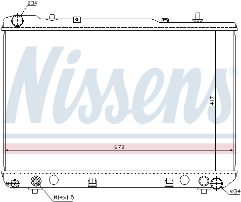 Nissens Radiateur 61640