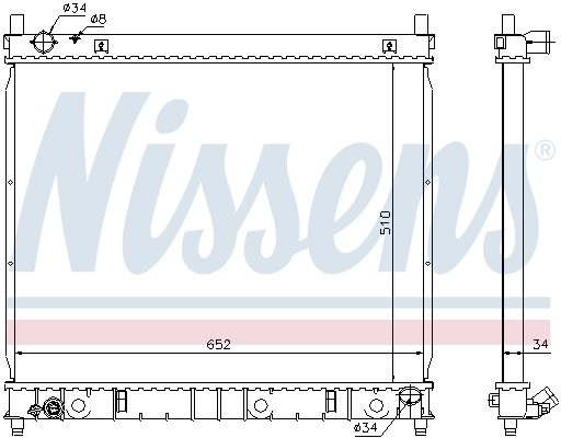 Nissens Radiateur 61642