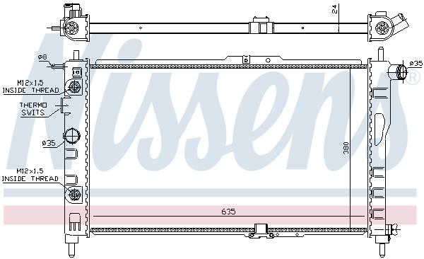 Nissens Radiateur 616521