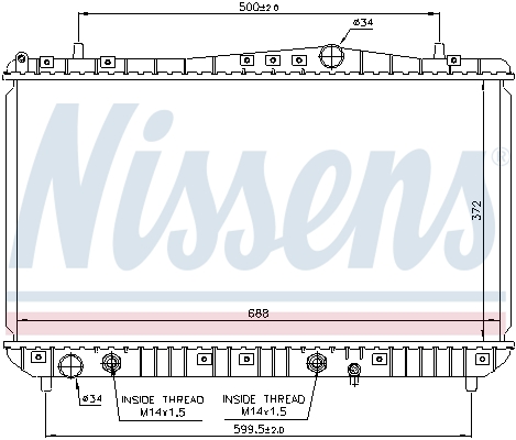 Nissens Radiateur 61665