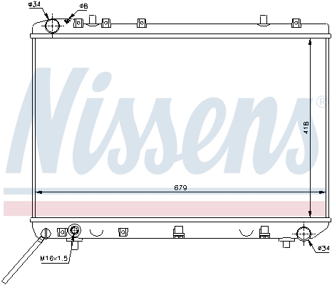 Nissens Radiateur 61668