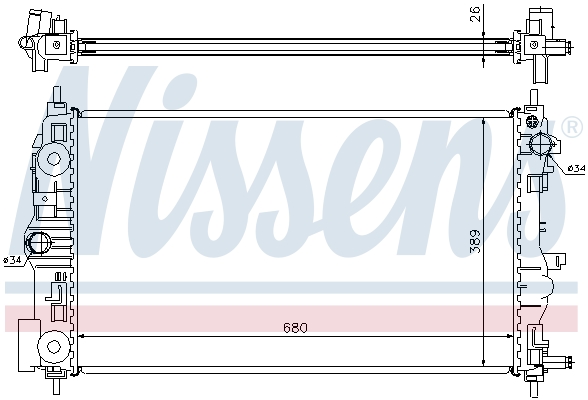 Nissens Radiateur 61676