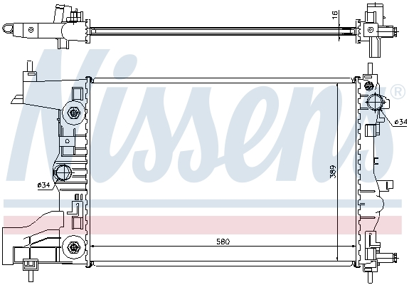 Nissens Radiateur 61677