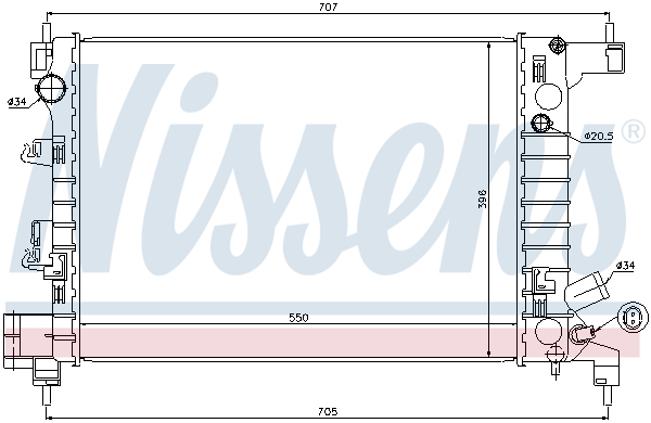 Nissens Radiateur 61678