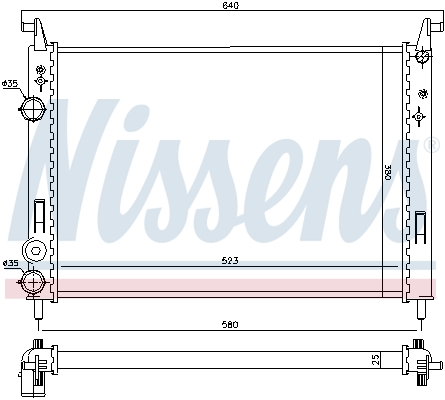 Nissens Radiateur 61682