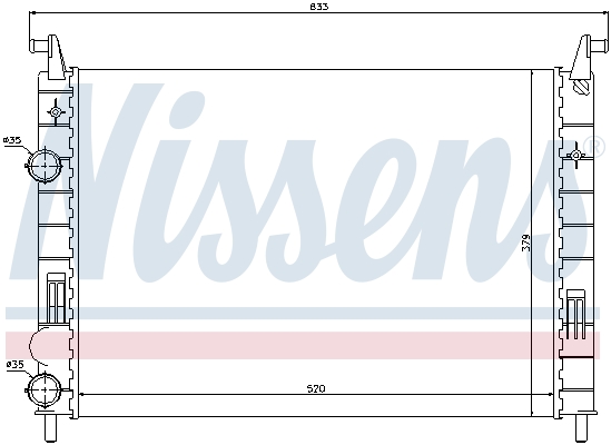 Nissens Radiateur 61683