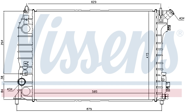 Nissens Radiateur 61685