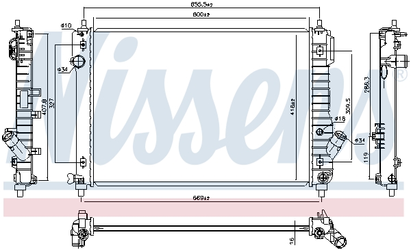 Nissens Radiateur 61687