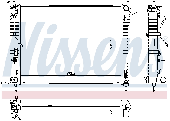 Nissens Radiateur 61688