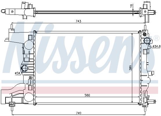 Nissens Radiateur 616903