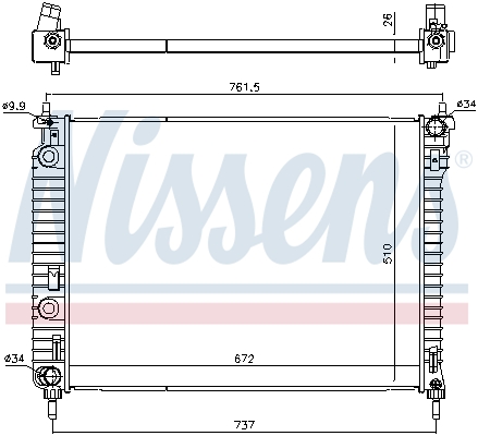 Nissens Radiateur 616905