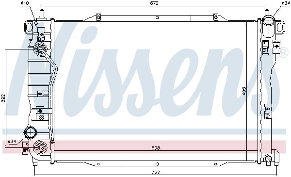 Nissens Radiateur 616908