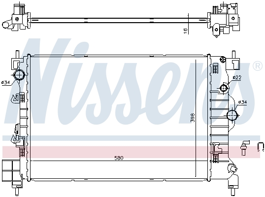 Nissens Radiateur 61697