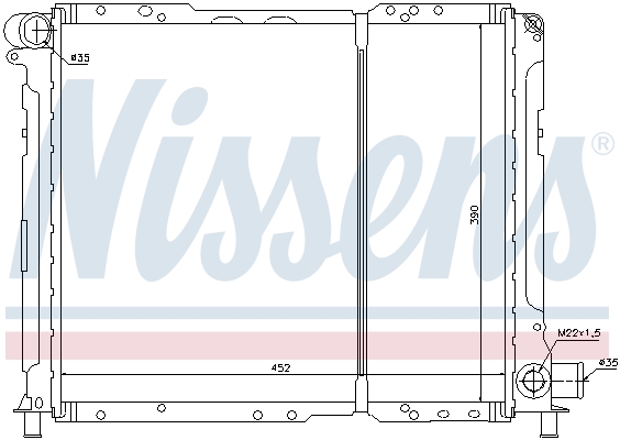 Radiateur Nissens 61721