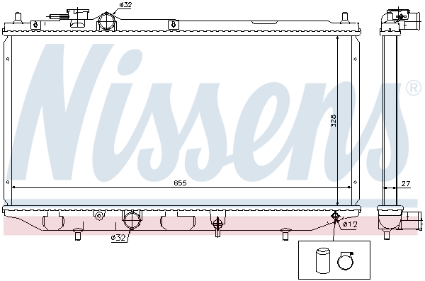 Radiateur Nissens 61734