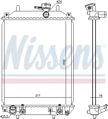 Nissens Radiateur 61739