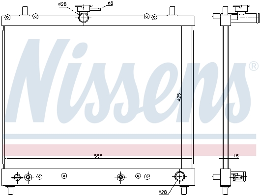 Nissens Radiateur 617402