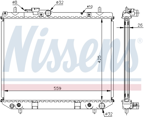 Nissens Radiateur 61741A