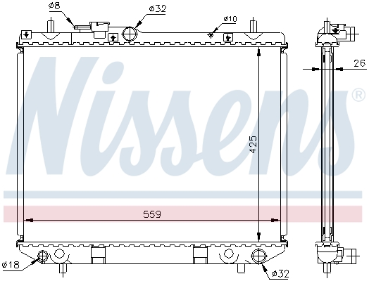 Nissens Radiateur 61742A