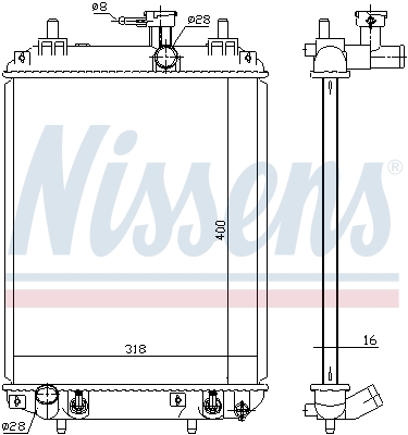 Nissens Radiateur 617548