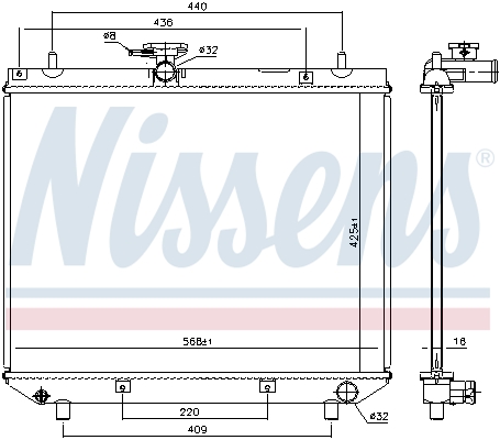 Nissens Radiateur 617555