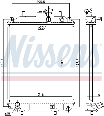 Nissens Radiateur 617556