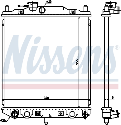 Nissens Radiateur 61762