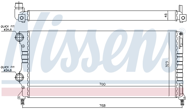 Nissens Radiateur 61765