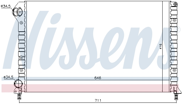 Nissens Radiateur 61766