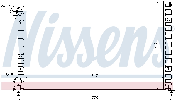 Nissens Radiateur 61767