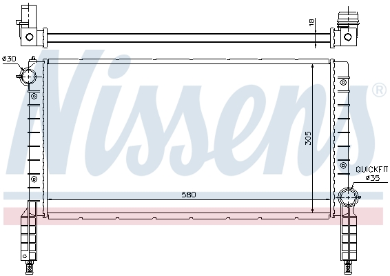 Nissens Radiateur 61768