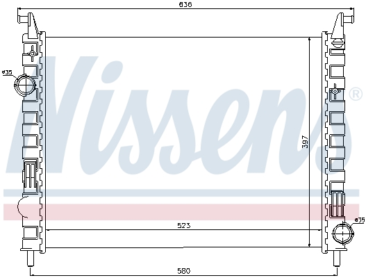 Nissens Radiateur 617862