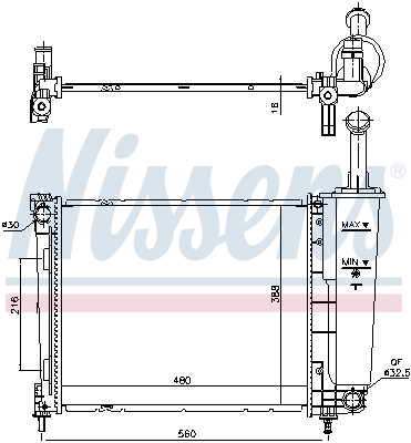 Nissens Radiateur 617873