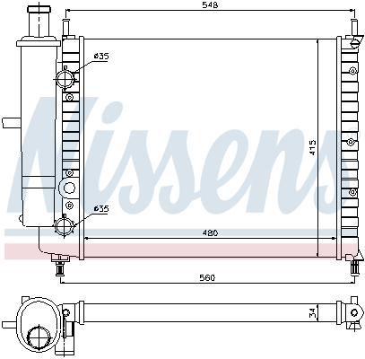 Nissens Radiateur 61788