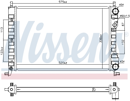 Nissens Radiateur 61801